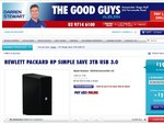 HP 3TB USB3 3.5" External Hard Drive $199 at The Good Guys