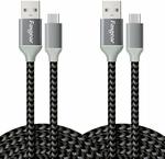 15% off 2 Pack USB C Cables QC Fast Charging and Data Sync 10ft $9.43 Delivery ($0 with Prime/ $39 Spend) @ Fasgear Amazon AU