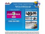 Dodo $49.90 Cap ($320 Credit) for 24 Months with Free Laptop