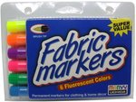 Set of 6 Marvy Uchida Fabric Markers $6 + Free Delivery @ The Office Shoppe