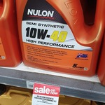 Nulon Semi Synthetic 10W-40 5L $14.95 @ Autobarn (in Store Only)