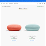 Google Home Mini - $39 / Google Nest Mini - $49 + Free Delivery @ Google Store
