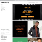 Further 40% off Sale Items + Delivery @ Marcs