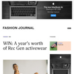 Win a Rec Gen Activewear Prize Pack from Fashion Journal