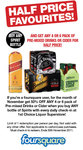 1st Choice: Buy Spirits Get 50% off 4/6 Pack Premix/Cider (with Foursquare Check-in)