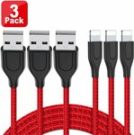 iPhone Charging Cable 3 Pack, $10.49 + Delivery ($0 with Prime/ $39 Spend) @ Aussie Essenstials via Amazon AU