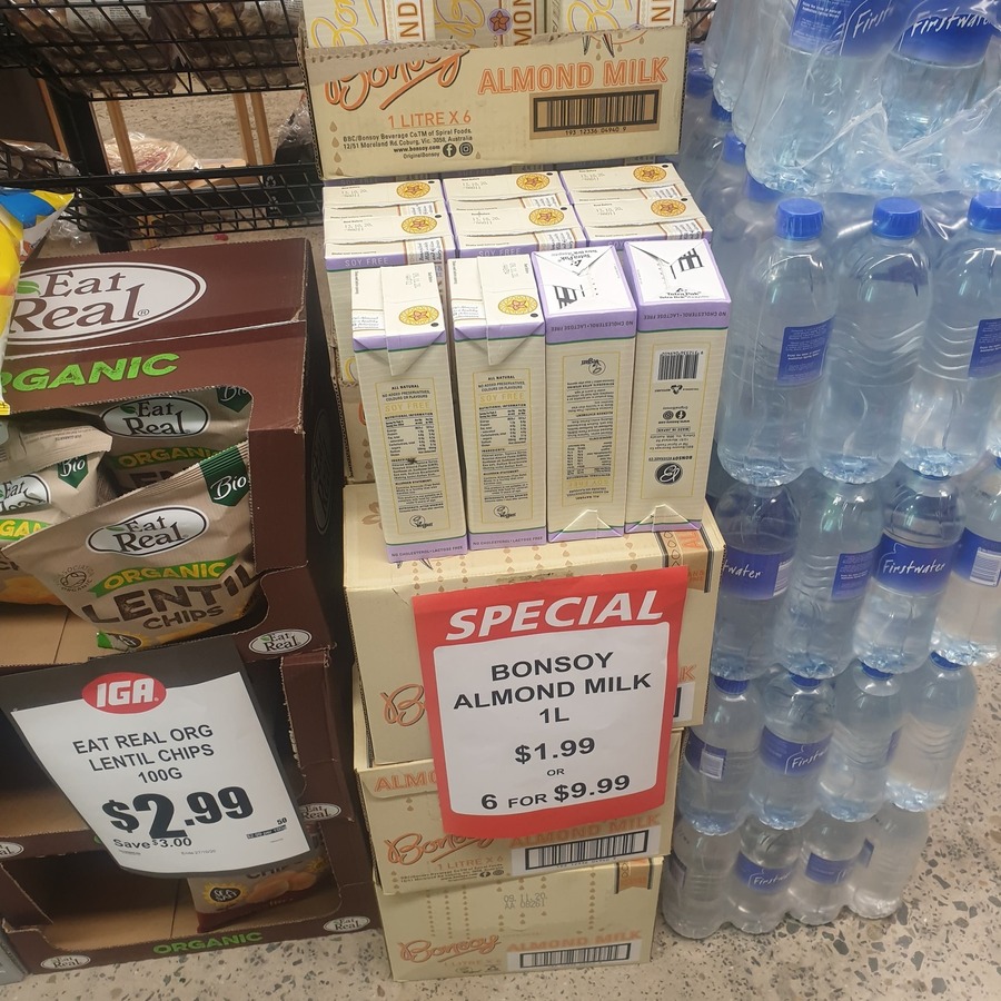 [NSW] Bonsoy Almond Milk 1L (Short Expiry Date) - $1.99 (or 6 for $9.99 ...