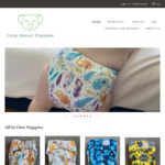 Reusable Cloth Nappies $21 Each When Buying 3+ (Was $30 Each) + $7 Delivery @ Only About Nappies