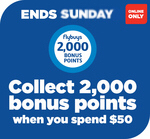 2000 Bonus flybuys Points (Worth $10) with $50 Online Spend @ Liquorland