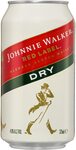 Johnnie Walker Red Blended Scotch Whisky and Ginger 375ml Can 6pk $17.63 + Delivery ($0 with Prime/ $39 Spend) @ Amazon AU