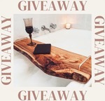Win a Natural Edge Timber Bath Caddy (Worth $139) from The Natural Gift Collective