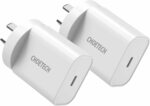 CHOETECH 20W USB-C Fast Charger (2-Pack) $5.20 (Was $25.99) + Delivery (Free with Prime/ $39 Spend) @ Faerman via Amazon AU