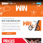 Win 1 of 3 Vuly BMX Bikes (Worth $400) from Skyzone