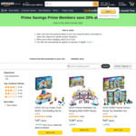 [Prime] Save 20% at Checkout for Selected LEGO & LEGO DUPLO Sets @ Amazon AU