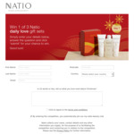 Win 1 of 3 Natio Gift Sets Daily in Natio's 12 Days of Christmas
