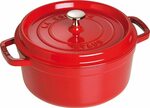 Staub Cocotte 24cm Red Round $194.28 + Delivery (Free with Prime) @ Amazon UK via AU