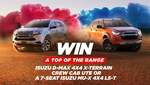 Win an Isuzu D-MAX 4X4 X-Terrain or MU-X 4X4 LS-T Worth up to $72,000 from Network Ten (Codewords Provided)