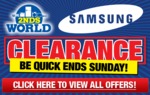 Samsung Factory 2nd Clearance - E.g. $29 DVD Player, $75 Wi-Fi Blu-Ray Player - 2nds World