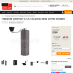 Timemore Chestnut C2 Coffee Grinder $79 + Shipping ($0 SYD C&C) @ Coffee Parts