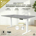 Frame Only - Motorised Height Adjustable Desk Electric Dual Motor - $288.15 ($281.37 w/eBay Plus) + Delivery @ Lazy Madison eBay