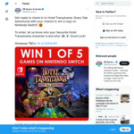 Win 1 of 5 copies of Hotel Transylvania: Scary-Tale Adventures on Nintendo Switch from EB Games