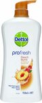 Dettol Profresh Shower Gel Peach & Raspberry Body Wash 950ml $4.25 ($3.83 S&S) + Shipping ($0 with Prime/ $39 Spend) @ Amazon AU