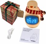 Night Light + Alarm Clock for Kids - Gift Wrapped - $19.99 Delivered @  Worshopping Amazon AU