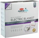 Tontine Comfortech Wi-Fi Electric Blanket White $110 Queen or $120 King Delivered (VIP Membership Required) @ Spotlight