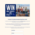 Win 1 of 200 General Entry Tickets to The Sydney International Boat Show from Boating Industry Association [No Travel]