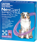 Nexguard Spectra 6-Pack Large Dog 15.1 to 30kg $80.75 + Delivery ($0 to Most Areas) @ Budget Pet Products