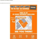 [NSW] Free $100 Giftcard to First 100 Customers @ Anaconda Adventure HQ (Chullora)