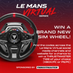 Win a Thrustmaster T128 Sim Wheel from Le Mans Virtual