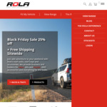 25% off Car Roof Racks and Carrier Systems (Storewide) & Free Delivery @ Rola