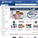 VitaCost - BOGO 50% OFF - Plus Flat Shipping Rates to Australia $2.99 up to 1.5kg (3lb) 