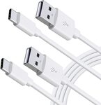 [Waitlist] 2M USB Type C Cable to USB A, 2 Pack $3.73 + Delivery ($0 with Prime/ $39 Spend) @ Azhizco-AU via Amazon AU