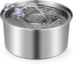 GOWEDNG 3.2L Stainless Steel Pet Drinking Fountain $41.92 Delivered @ GOWEDNG Amazon AU