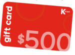 Win 1 of 10 $500 Kmart Gift Cards from Nine Entertainment