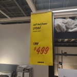 [VIC, NSW] Loft Bed Frame, Double, Black STORÅ $499 (Was $799) @ IKEA Springvale / Rhodes