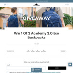 Win 1 Of 3 Academy 3.0 Eco Backpacks from High Sierra