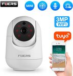 Fuers Tuya 3MP Indoor WiFi IP Cam Pan & Tilt US$13.94 (A$21.21) Delivered @ Factory Direct Collected Store AliExpress