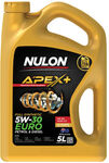 Nulon APEX+ 5W-30 Full Synthetic Euro Engine Oil 5L $54.15 ($52.88 with eBay Plus) Delivered @ Sparesbox eBay