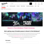 Win 1 of 10 Double Passes to Monet in Paris Brisbane from Mont Marte