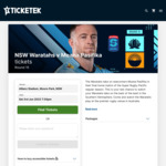 [NSW] $10 Tickets to NSW Waratahs v Moana Pasifika, Allianz Stadium Moore Park 3/06 7.30pm (+ $7.35 Service Fee) @ Ticketek