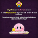 Win a Kirby PC Cushion from Kirby Informer x Nin-Nin Game