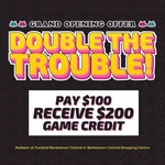 [NSW] Double Credits - Load $60 Get $120, Load $100 Get $200 @ Funland, Bankstown Central