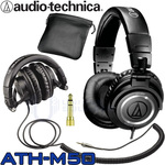 Audio-Technica ATH-M50 Headphones Coiled Cable $95.77 Delivered