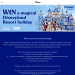 Win a Disneyland Resort Holiday Worth $30,320 from Flight Centre from Disney+ (Subcribers Only)