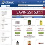 Vitacost November Sales - Multi-Vitamins, Pre-Workout, Protein (Shipping $6.99)