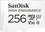 SanDisk 256GB High Endurance microSDXC Card $34.79 + Delivery ($0 with Prime/ $59 Spend) @ Amazon US via AU