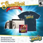 Win a Nintendo Switch OLED, Copy of SteamWorld Heist and SteamWorld Heist II T-Shirt from Thunderful Games